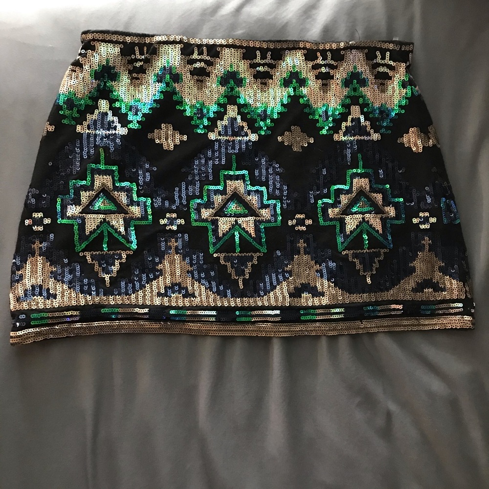 Sequin skirt